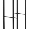SoBuy SDA03-SCH Suport bușteni șemineu, suport solid pentru lemne de foc din metal, antracit, suport bușteni de mare capacitate, interior și exterior - 45 x 30 x 170 cm