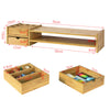 SoBuy BBF01-N Suport pentru monitor din bambus