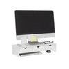 SoBuy BBF03-W Support de Moniteur Écran Ergonomique Support pour Écran d'ordinateur Universal, Ordinateur Portable