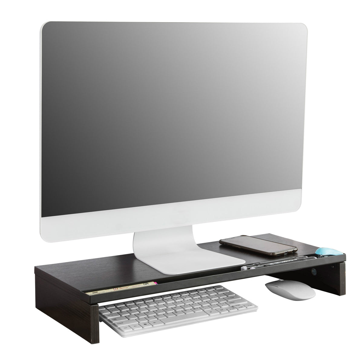 SoBuy BBF05-N Suport monitor ergonomic Înălțător ecran Design