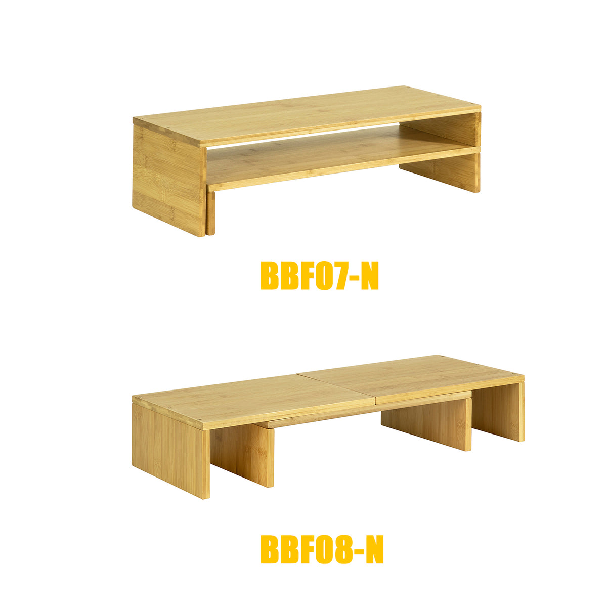 SoBuy BBF07-N Suport Monitor Ajustabil, Înălțător Ergonomic pentru Ecran, pentru 2 Monitoare de Calculator Univer | Precomandă