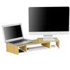SoBuy BBF08-N Suport extensibil pentru monitor, Suport universal pentru ecrane de calculator sau laptop cu lungime și unghi reglabil