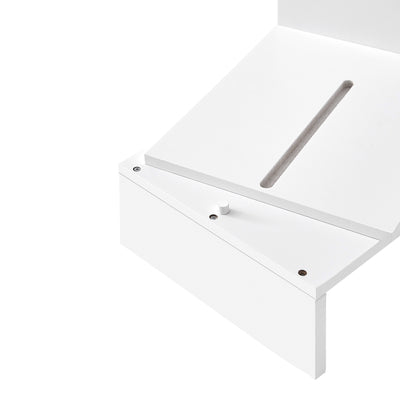 SoBuy BBF08-W Suport pentru monitor extensibil, Suport ergonomic pentru 2 monitoare