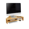 SoBuy BBF09-N Suport de monitor de colț, Înălțător ergonomic de ecran, Suport universal pentru ecran de calculator