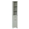 SoBuy BZR09-HG Meuble Colonne de Salle de Bain Armoire Haute Meuble Rangement