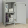 SoBuy BZR09-HG Meuble Colonne de Salle de Bain Armoire Haute Meuble Rangement