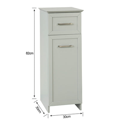 SoBuy BZR11-HG Meuble Colonne Meuble Bas de Salle de Bain Armoire Toilette