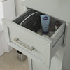 SoBuy BZR11-HG Meuble Colonne Meuble Bas de Salle de Bain Armoire Toilette