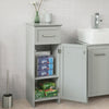 SoBuy BZR11-HG Meuble Colonne Meuble Bas de Salle de Bain Armoire Toilette
