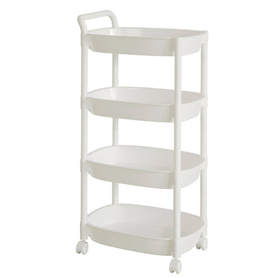 SoBuy BZR15-W Chariot de Stockage à roulettes Etagère Cuisine Salle de Bains