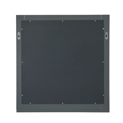 SoBuy BZR16-DG Miroir Mural Meuble Salle de Bain avec 1 étage Plateau