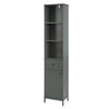 SoBuy BZR22-DG Meuble Colonne de Salle de Bain Armoire Haute Meuble Rangement,SoBuy BZR22-DG