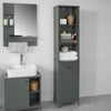 SoBuy BZR22-DG Meuble Colonne de Salle de Bain Armoire Haute Meuble Rangement,SoBuy BZR22-DG