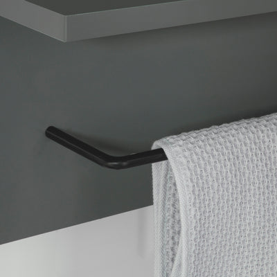 SoBuy BZR23-DG Miroir avec Porte-Serviettes Miroir Mural Miroir de Salle de Bain avec étagères