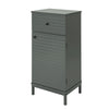 SoBuy BZR26-DG Dulap de baie inferior cu 1 sertar + 1 ușă