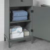 SoBuy BZR26-DG Dulap de baie inferior cu 1 sertar + 1 ușă