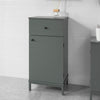 SoBuy BZR26-DG Dulap de baie inferior cu 1 sertar + 1 ușă