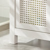 SoBuy Dulap de baie cu dulap pentru sertare Dulap de baie cu ușă pentru a face soluri Băi CHECHT DE PENTRU BZR36-W