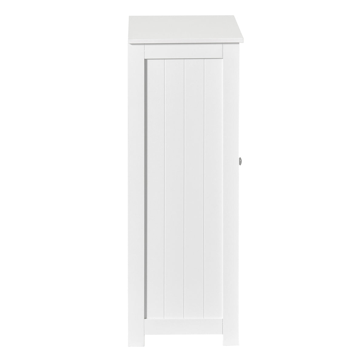 SoBuy BZR37-W Meuble Bas Meuble Colonne Placard de Rangement Armoire pour Cuisine, Salle de Bain, Toilette, Commode de salle de bain