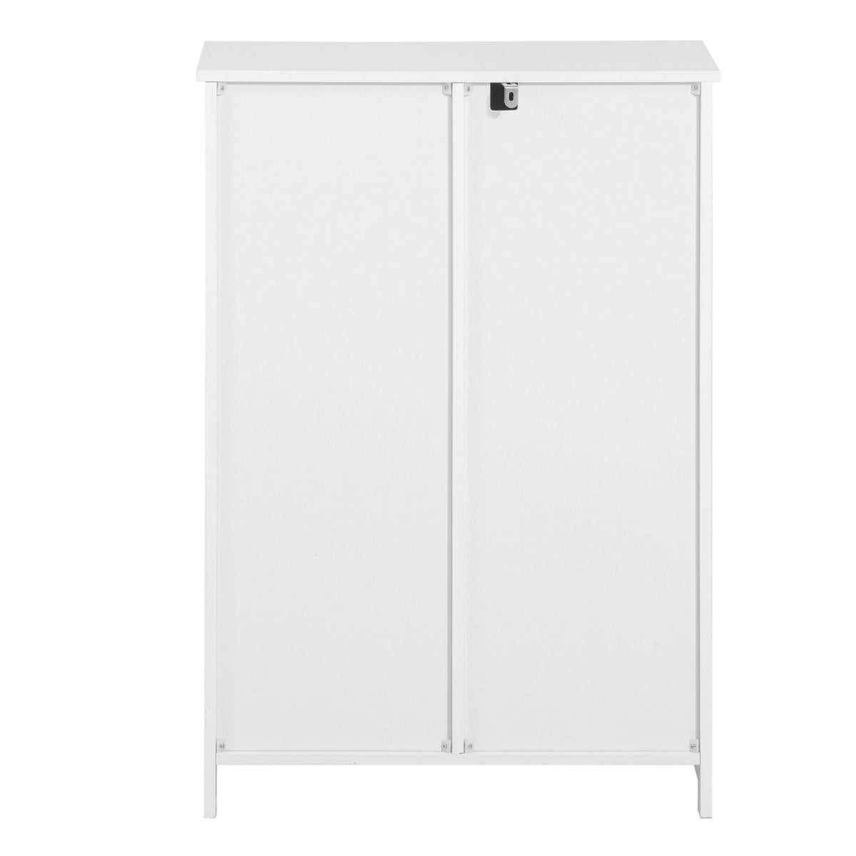 SoBuy BZR37-W Meuble Bas Meuble Colonne Placard de Rangement Armoire pour Cuisine, Salle de Bain, Toilette, Commode de salle de bain