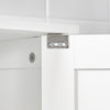 SoBuy BZR37-W Corp de bază, Dulap tip coloană, Dulap de depozitare, Șifonier pentru bucătărie, baie, toaletă, Comodă de baie