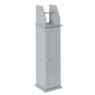 SoBuy BZR53-HG Support Papier Toilette Armoire Toilettes Porte Brosse WC