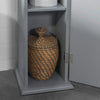 SoBuy BZR53-HG Support Papier Toilette Armoire Toilettes Porte Brosse WC