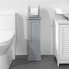 SoBuy BZR53-HG Support Papier Toilette Armoire Toilettes Porte Brosse WC