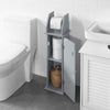 SoBuy BZR53-HG Support Papier Toilette Armoire Toilettes Porte Brosse WC