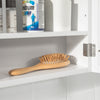 SoBuy BZR55-W Dulap cu oglindă suspendat pentru baie, cu ușă tip oglindă, comodă, mobilier de depozitare