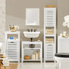 SoBuy BZR58-W Meuble sous-Lavabo, Meuble sur Pieds de Salle de Bain, Meuble sous-Vasque, Armoire Salle de Bain