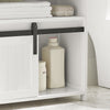 SoBuy Dulap Washbasin cu dulap cu ușă glisantă sub chiuvetă albă 60x30x62cm BZR61-W