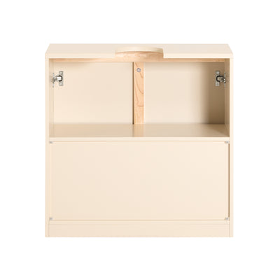 SoBuy BZR78-MI Meuble sous-Lavabo, Meuble sous Vasque, Meuble Salle de Bain avec 2 Étages et 2 Portes