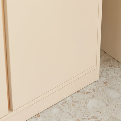 SoBuy BZR78-MI Meuble sous-Lavabo, Meuble sous Vasque, Meuble Salle de Bain avec 2 Étages et 2 Portes