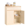 SoBuy BZR79-MI Meuble Bas de Salle de Bain avec Bac à Linge Amovible Armoire à Linge Commode Armoire Toilette avec Panier à Linge
