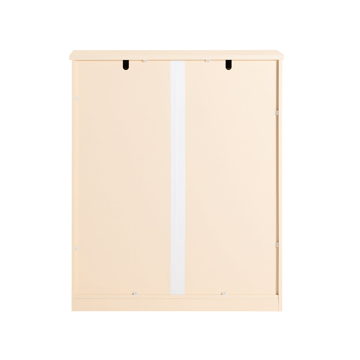 SoBuy BZR79-MI Meuble Bas de Salle de Bain avec Bac à Linge Amovible Armoire à Linge Commode Armoire Toilette avec Panier à Linge