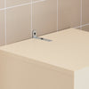 SoBuy Dulap de baie cu economie mobilă cu 2 uși mobile cu colț de coloană pentru baie bej 35x33x170cm BZR80-MI