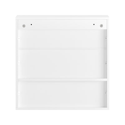 SoBuy BZR94-W Meuble Haut de Salle de Bain Meuble Mural Armoire Suspendue Placard de Rangement Toilettesl