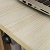 SoBuy FBT07N-W Table de lit pour ordinateur portable avec plateau inclinable à hauteur réglable