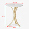 SoBuy FBT29-W Guéridon Table d'appoint ronde 3 pieds Bouts de canapé