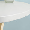 SoBuy FBT29-W Guéridon Table d'appoint ronde 3 pieds Bouts de canapé