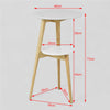 SoBuy FBT39-W Măsuță laterală design, Măsuță de cafea rotundă