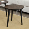 SoBuy FBT40-BR Set de 2, Tables Basses Gigognes Table Café Ronde