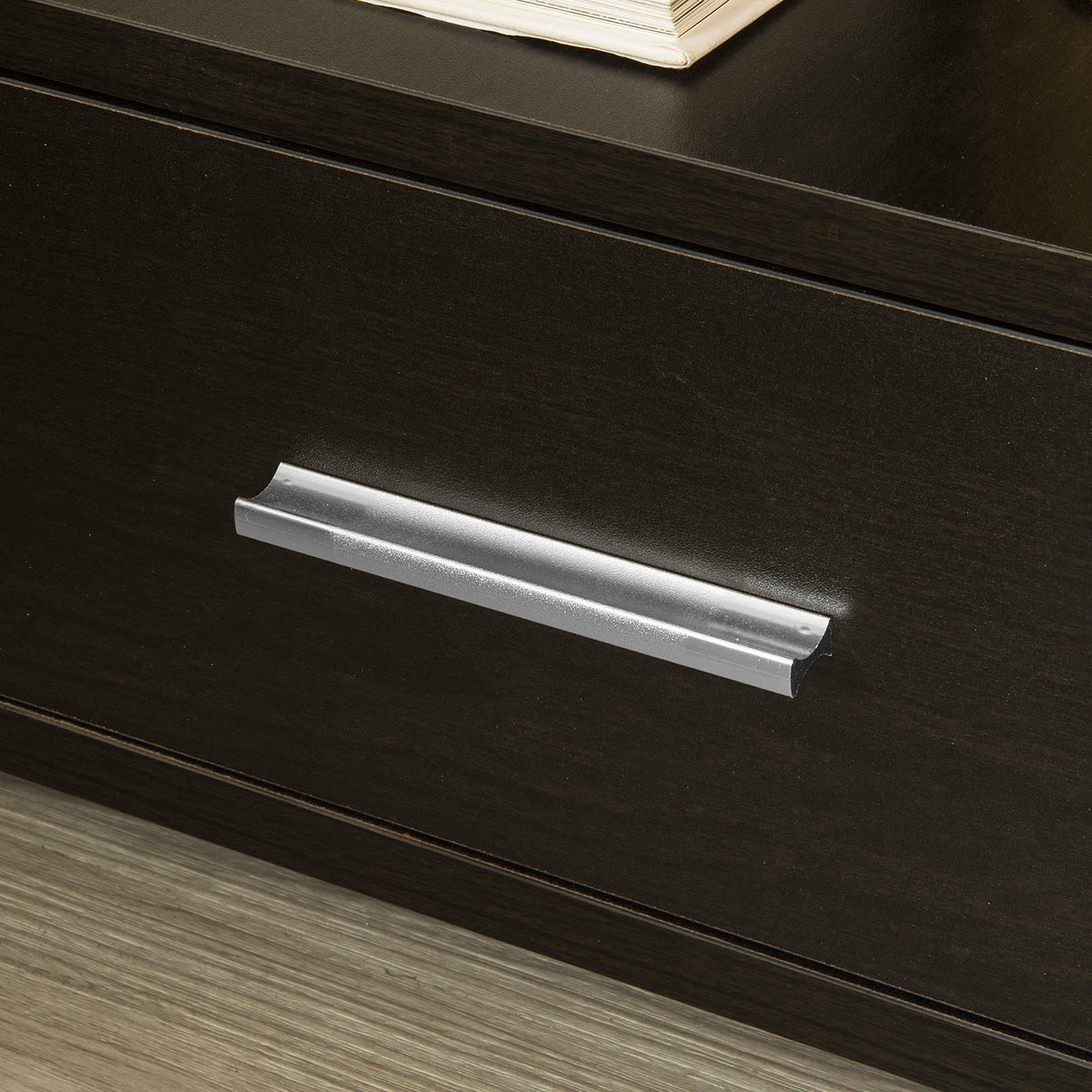 SoBuy FBT66-BR Table de Chevet Table de Nuit Bout de Canapé avec 1 Tiroir 1 Niche