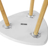 SoBuy FBT74-W Set de 2 Măsuțe de Cafea Suprapuse - Măsuțe de Cafea Moderne pentru Sufragerie, Mare 55 cm & Mică 40 cm, Alb
