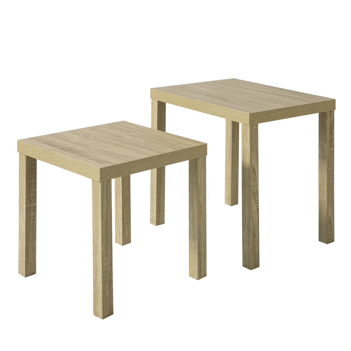 SoBuy FBT83-N Tables Basses Gigognes Table café Table d'Appoint Table Basse de Salon, Set de 2