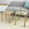 SoBuy FBT83-N Tables Basses Gigognes Table café Table d'Appoint Table Basse de Salon, Set de 2