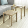 SoBuy FBT83-N Tables Basses Gigognes Table café Table d'Appoint Table Basse de Salon, Set de 2