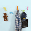 SoBuy FHK04-F Set de 5 Cârlige Decorative Delfini Design Cuier Suport chei