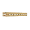 SoBuy FHK07-N Design 2 x Cuier de Colț Suport Prosop de Perete din Bambus, cu 10 Cârlige